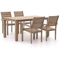 ROUGH-S Gartenmöbel-Set 160 cm 5-teilig stapelbar Rabatt: 20 % Unkategorisiert online kaufen