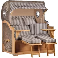Strandkorb Westerland Teak Bullauge PE grey Dessin 537 Unkategorisiert online kaufen Strandkorb Westerland Teak Bullauge PE grey Dessin 537 Unkategorisiert online kaufen