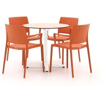 Forza Sile/Canzo ø 80 cm Gartenmöbel-Set 5-teilig stapelbar klappbar Rabatt: 20 % Unkategorisiert online kaufen