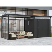 Metall Gerätehaus Modell Style 4,45 m² Spar-Set 5 Rabatt: 34 % Unkategorisiert online kaufen
