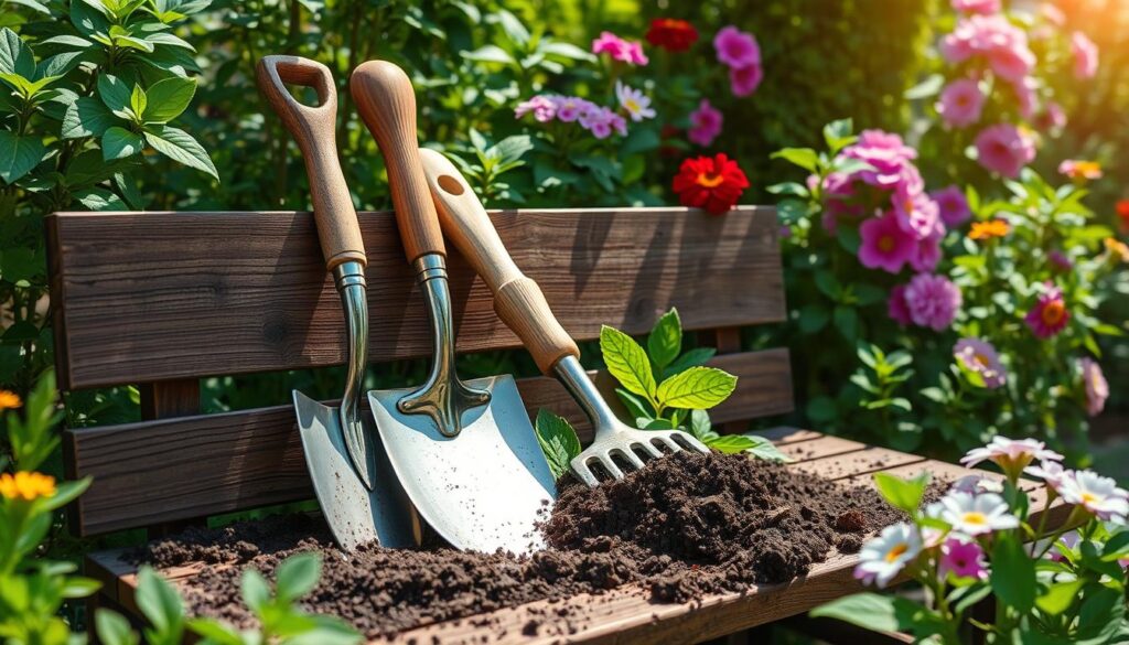 Gartenwerkzeuge für Bodenbearbeitung