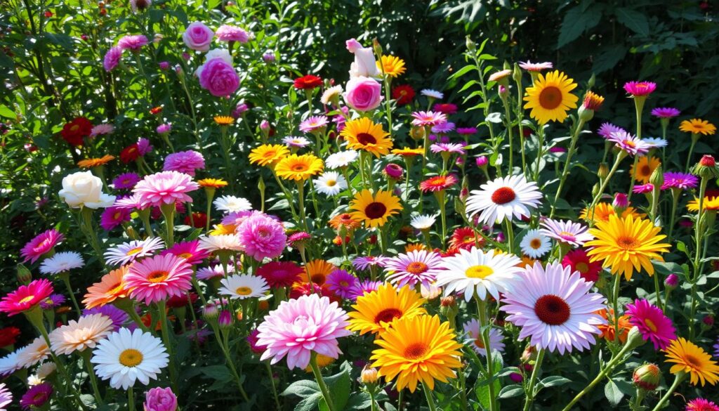 Schnittblumen im Garten