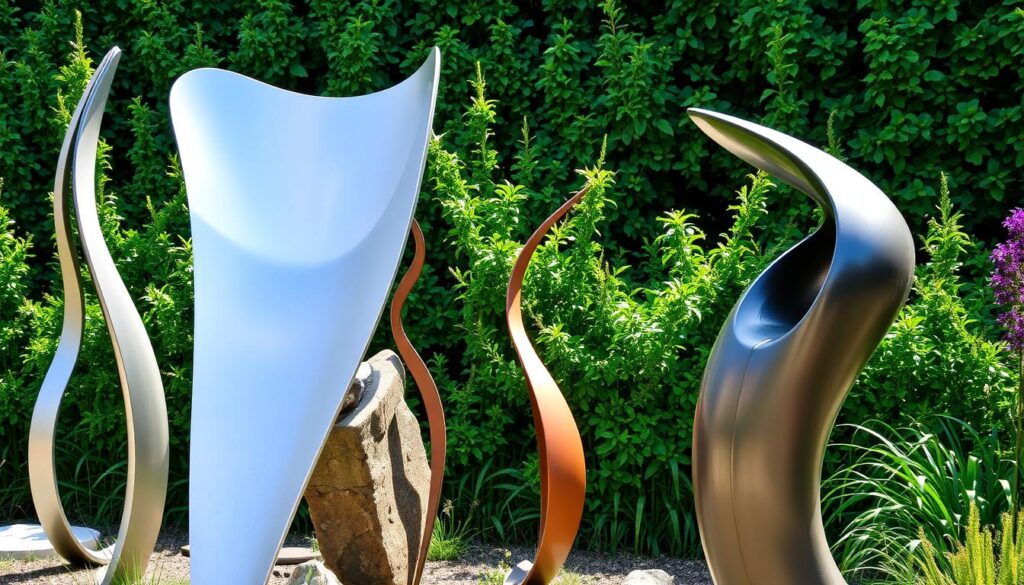 Moderne Gartenskulpturen