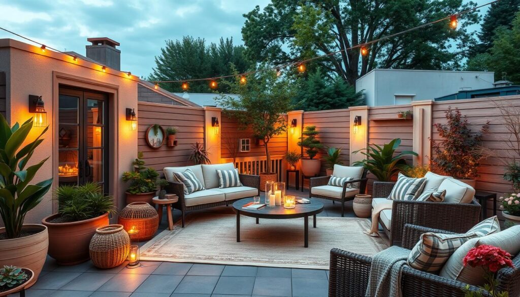 Outdoor Deko für Terrasse