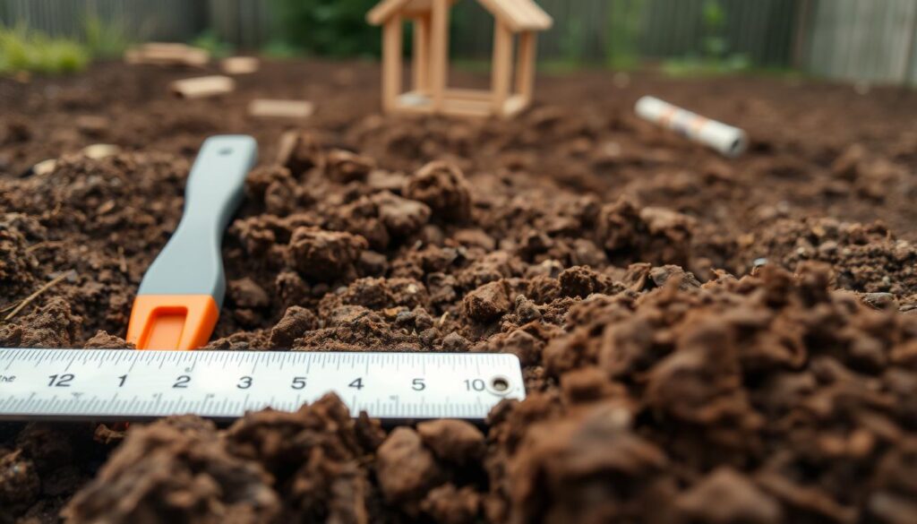 Bodenanalyse für Gartenhaus