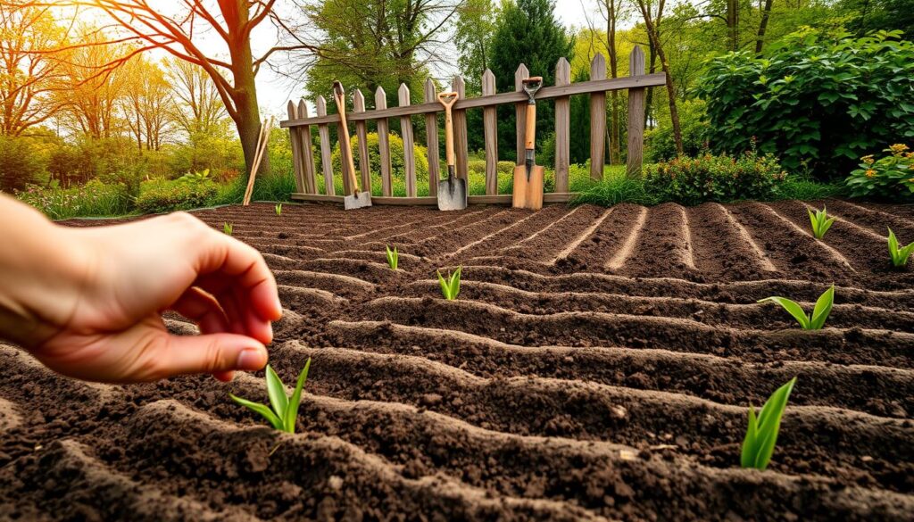 Bodenvorbereitung und Drainage