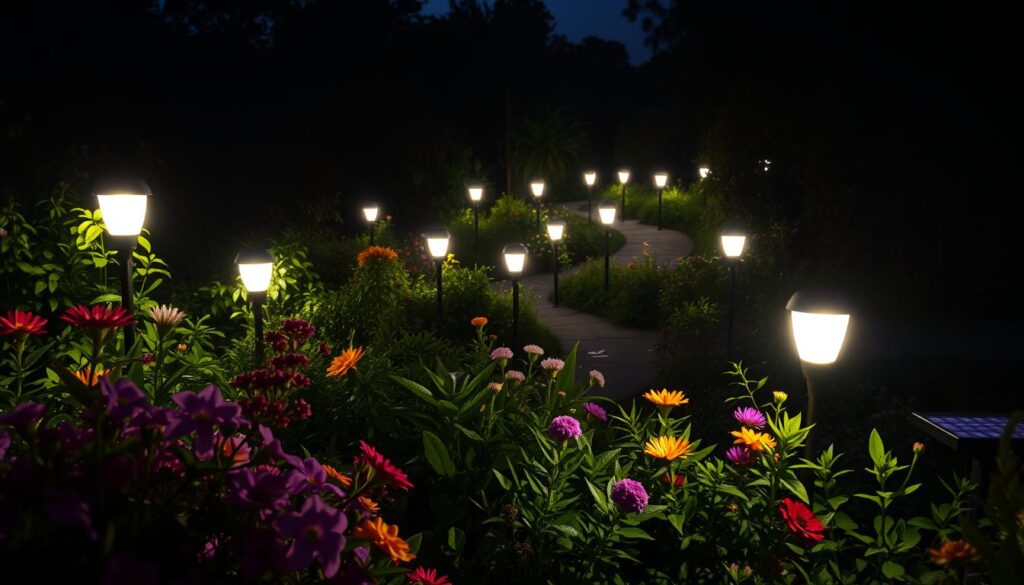 Dauerlicht im Garten