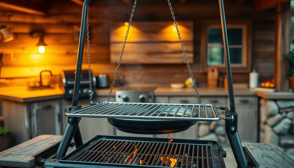 Ergonomie und Grillrost-Aufhängung