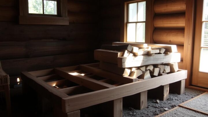 Fundament für ein Kaminholzregal bauen – Anleitung