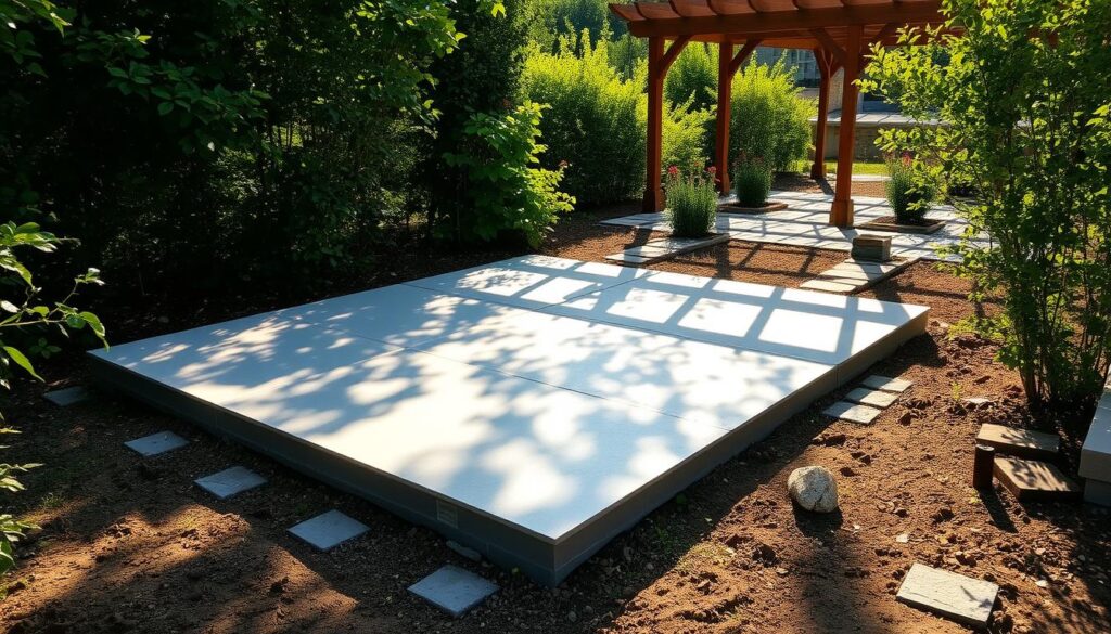 Fundamenttypen für Gartenküche