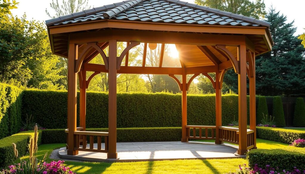 Genehmigung für Gartenpavillon Genehmigung für Gartenpavillon