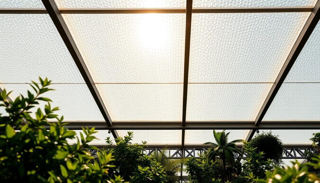 Gewächshaus Dachmaterial