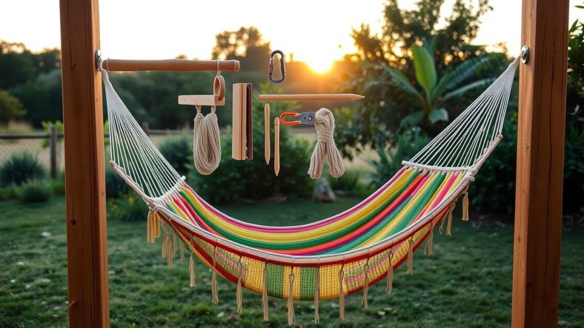 Hängematte selber bauen – DIY Anleitung für zuhause