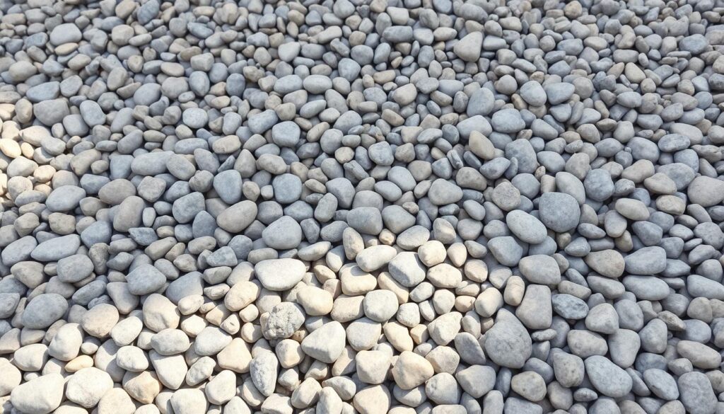 Kiesbett als Fundament