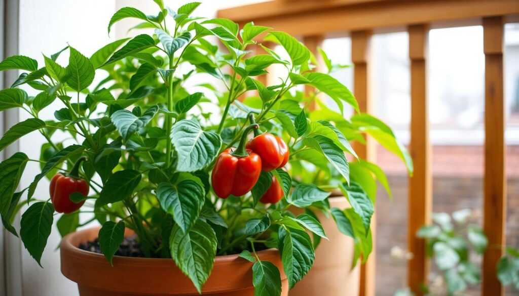 Paprika überwintern im Topf