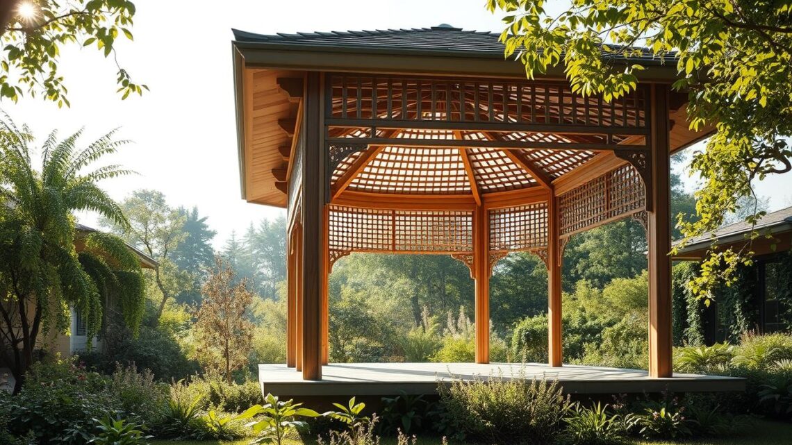 Pavillon ohne Fundament: Geht das?