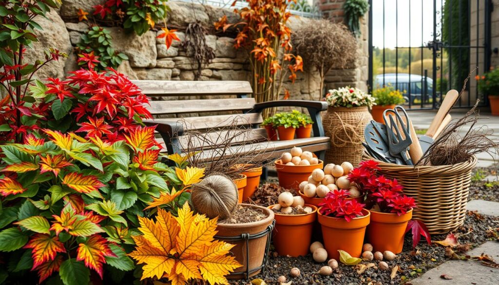 Pflanzenpflege vor dem Winter