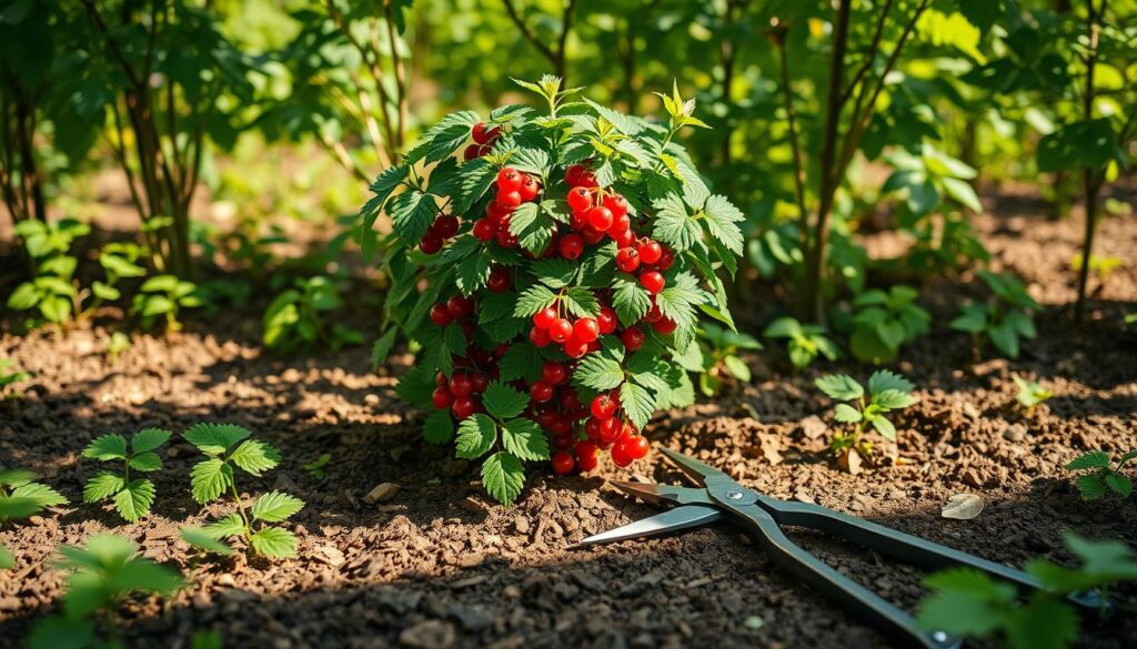 Pflanzschnitt für Johannisbeersträucher