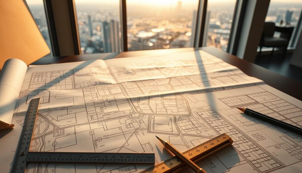 Planung und Bebauungsplan