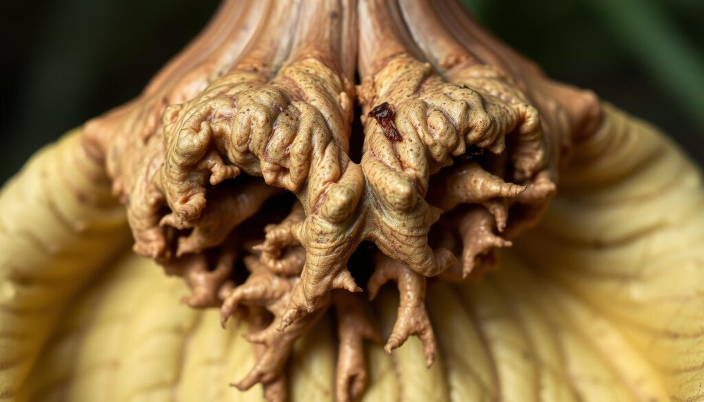 Rhizom der Schwertlilie Rhizom der Schwertlilie