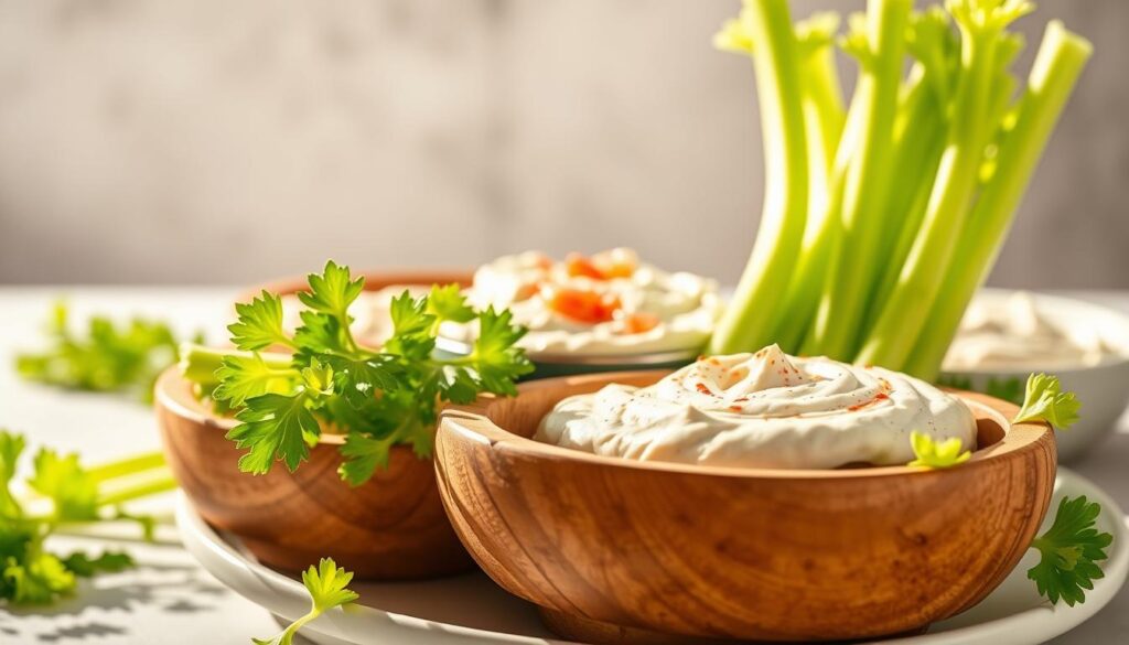 Sellerie in Salaten und Dips Sellerie in Salaten und Dips