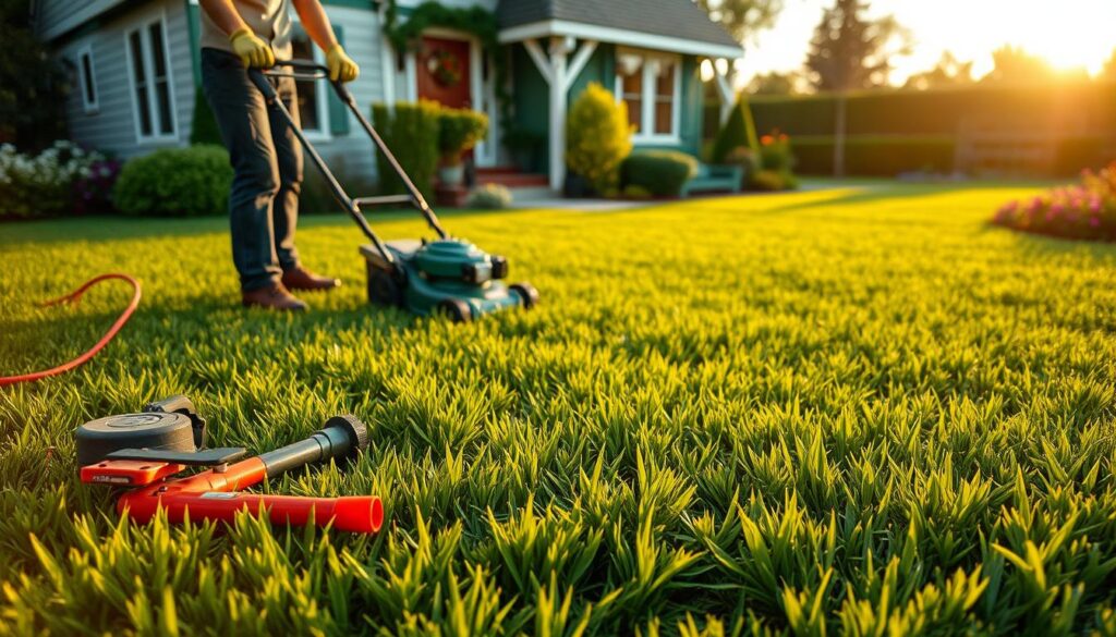 Vorbeugende Rasenpflege