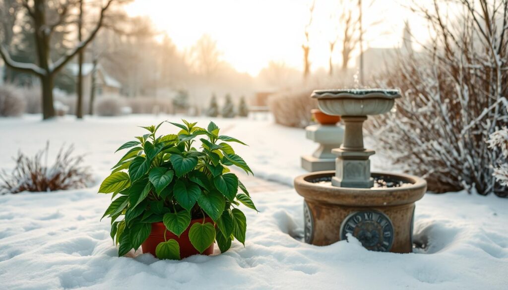 Wassergaben im Winter