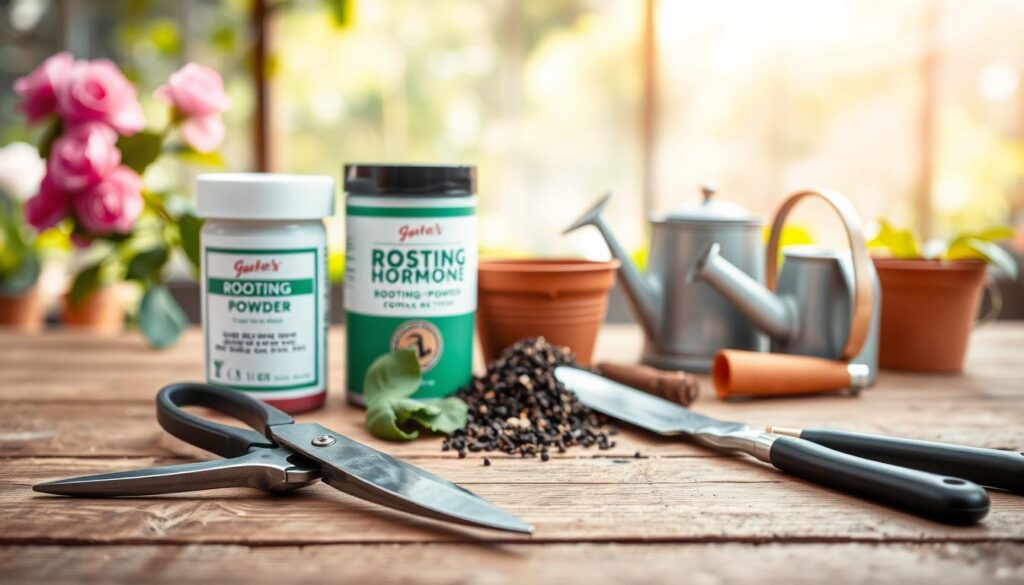 Werkzeuge für Rosenvermehrung