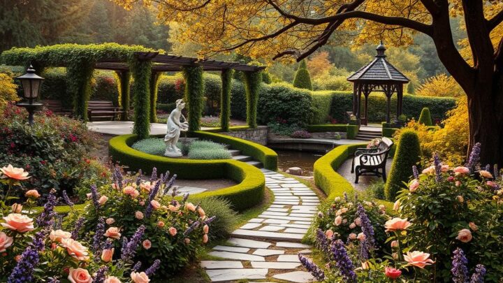 Wie legt man einen romantischen Garten an?