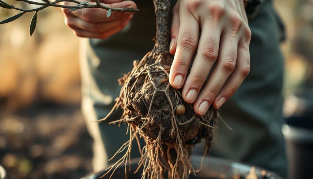 Wurzelballen prüfen Wurzelballen prüfen