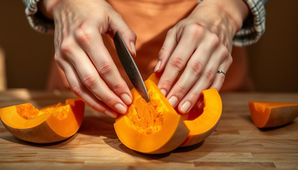 Zubereitung der Frucht Zubereitung der Frucht