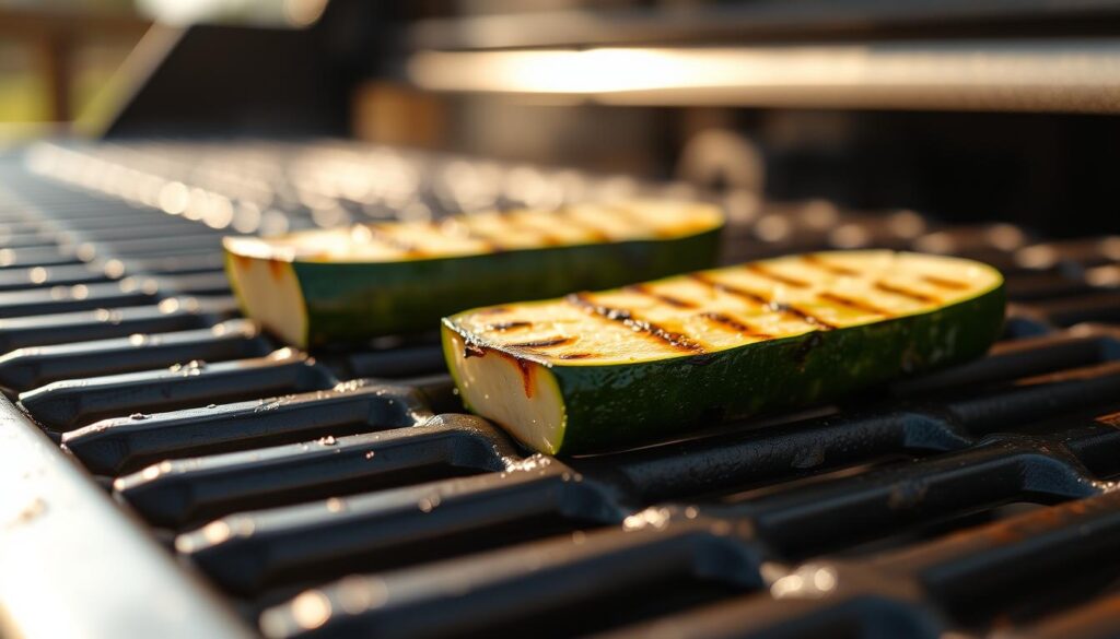 Zucchini grillen Technik