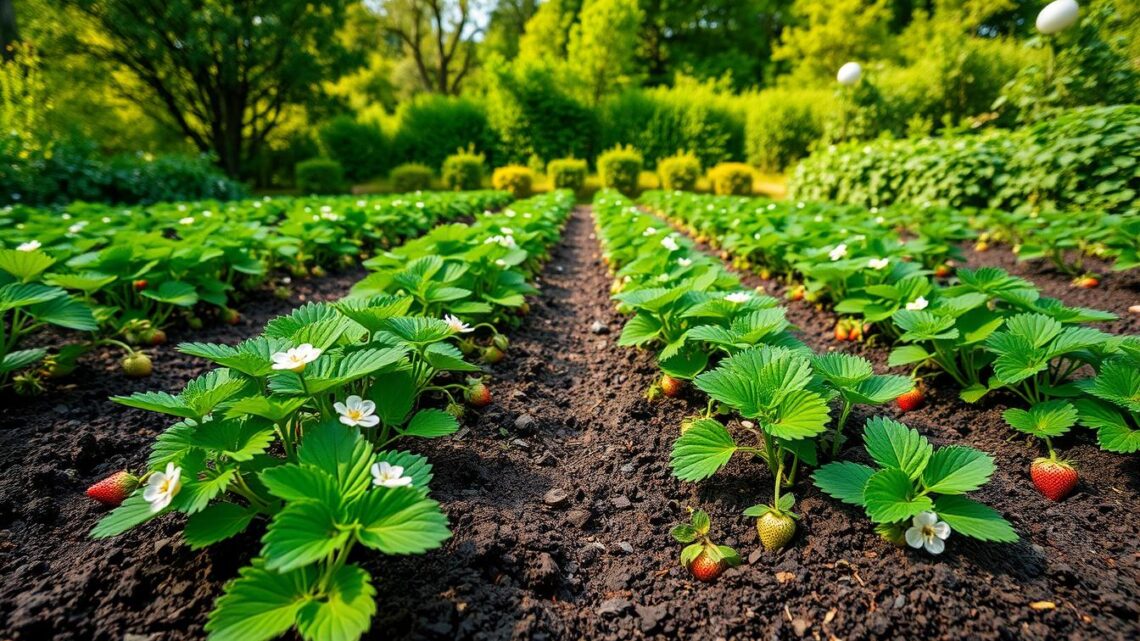 Der richtige Erdbeeren pflanzen Abstand im Garten