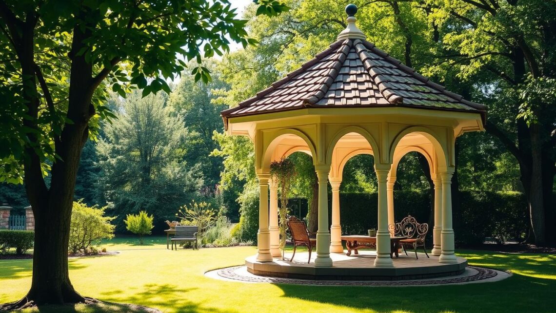 Ist ein Pavillon im Garten genehmigungspflichtig?