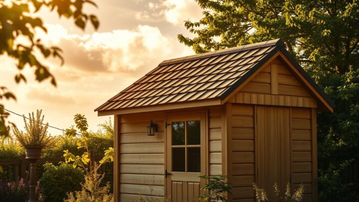 Die günstigste Dacheindeckung für ein Gartenhaus im Vergleich