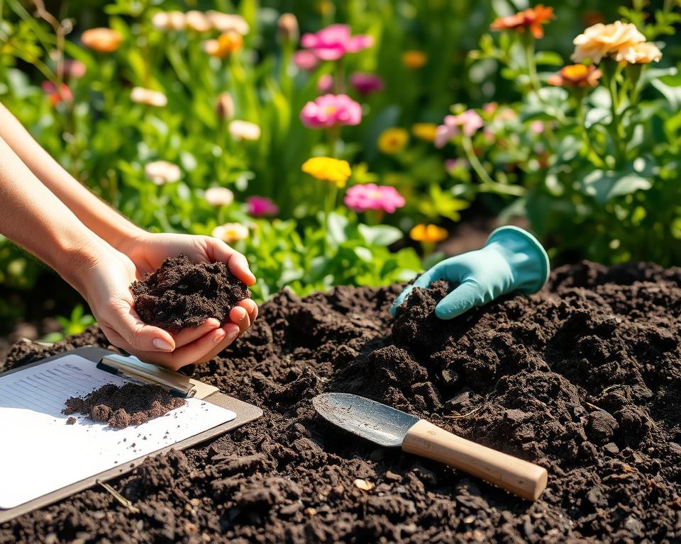 Bodenanalyse im Garten