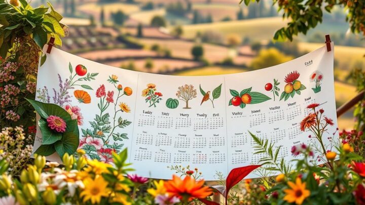 Gartenkalender: Monatliche Tipps von Januar bis Dezember