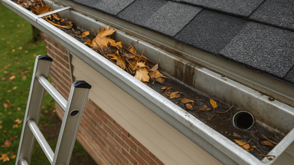 Regenrinne pflegen und reinigen: Tipps für einen langlebigen Wasserschutz im Garten