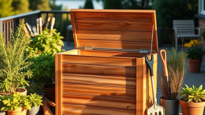 Aufbewahrungsbox für die Terrasse bauen – DIY Anleitung