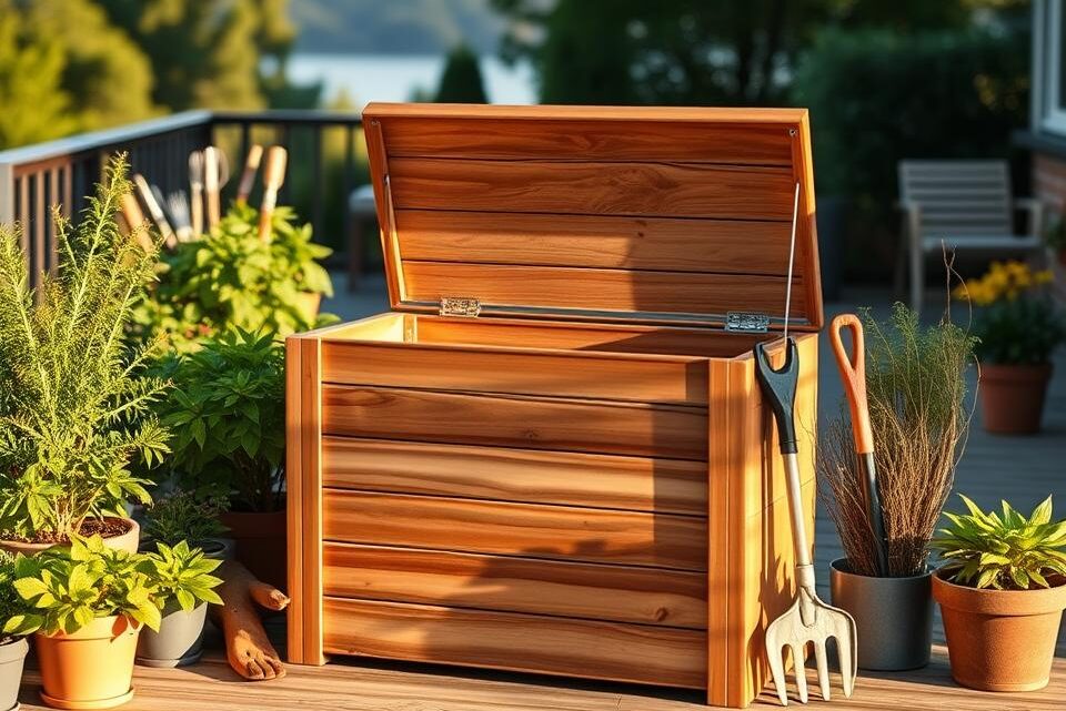 Aufbewahrungsbox für die Terrasse bauen – DIY Anleitung