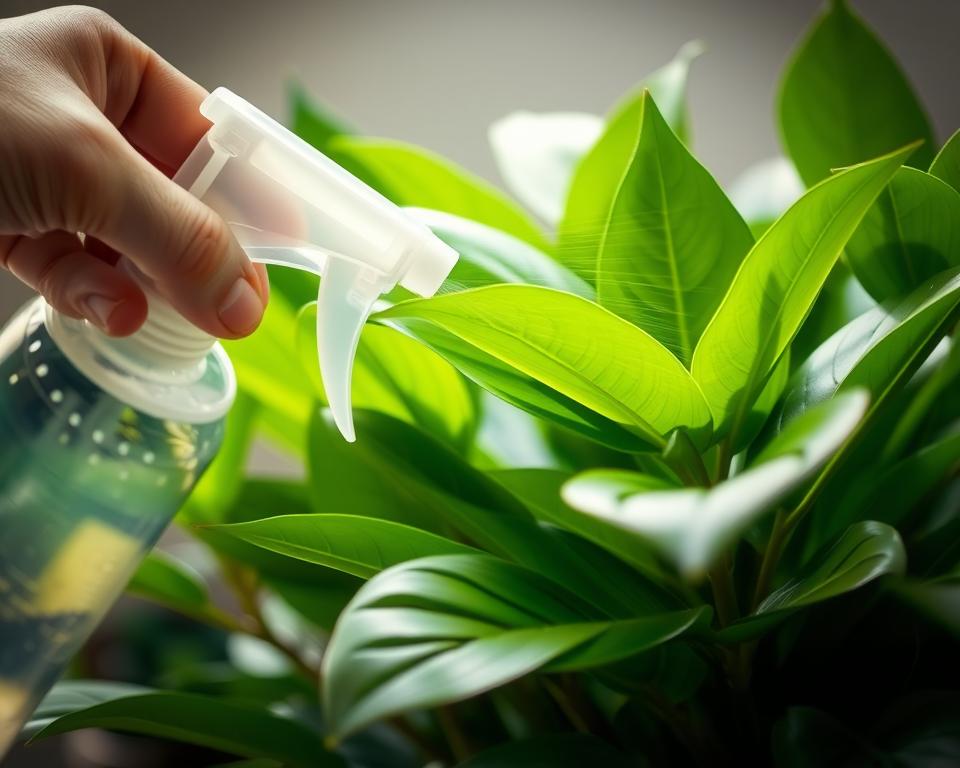 Blattglanz Spray Anwendung Tipps