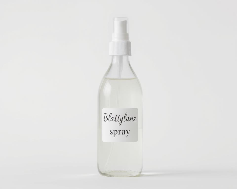 Blattglanz Spray Herstellung