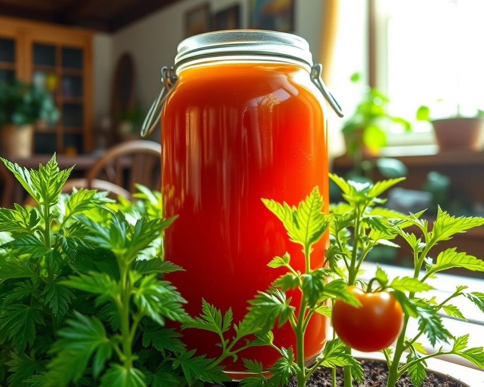 Brennnesseljauche Herstellung für Tomatenpflanzen Brennnesseljauche Herstellung für Tomatenpflanzen