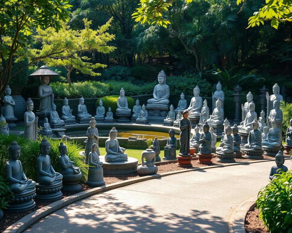 Buddha-Figuren Arten im Garten Buddha-Figuren Arten im Garten