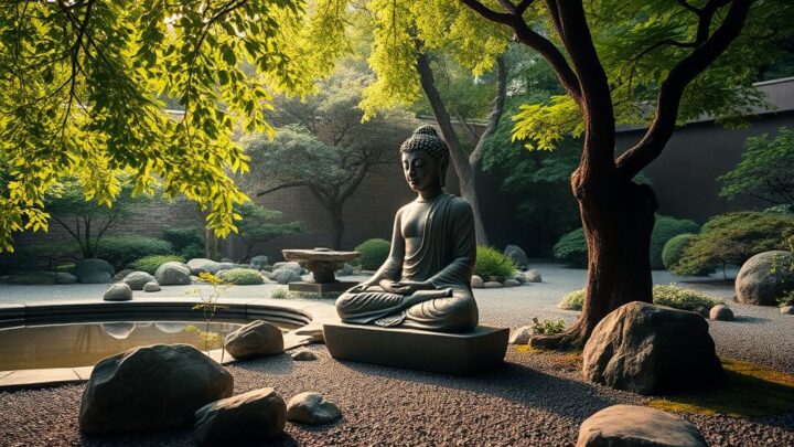 Buddha-Statue Gartendeko für Ihren Zen-Garten
