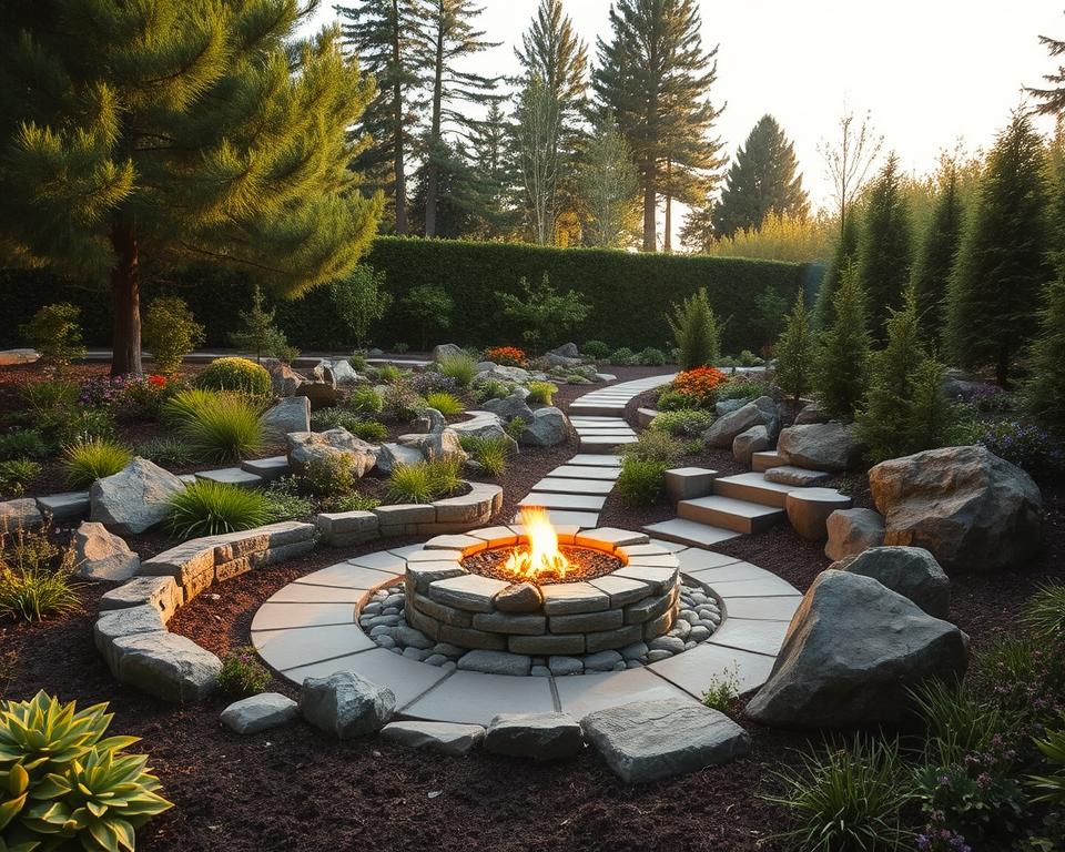 Feuerstelle Planung Garten