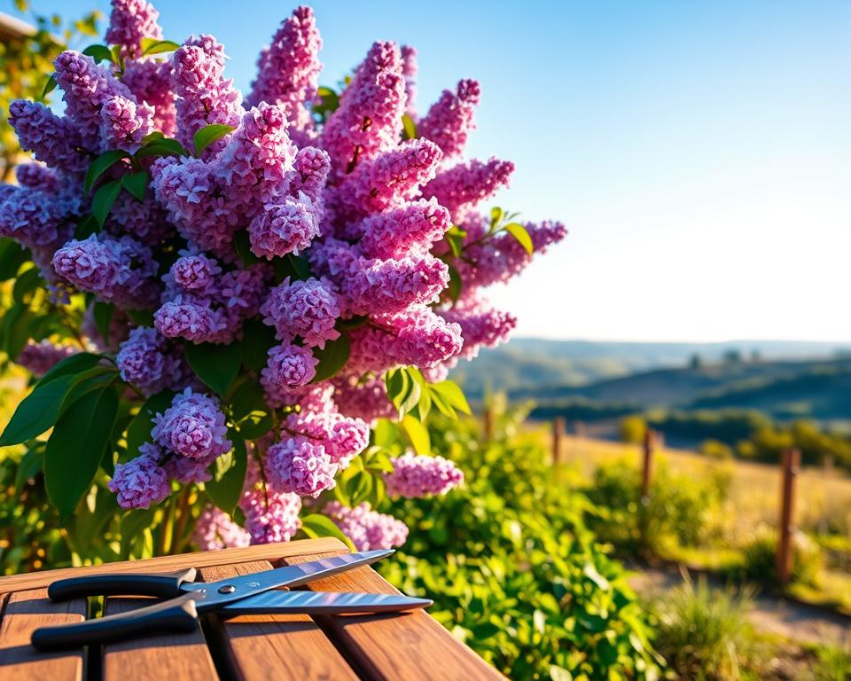 Flieder Pflege nach dem Schnitt