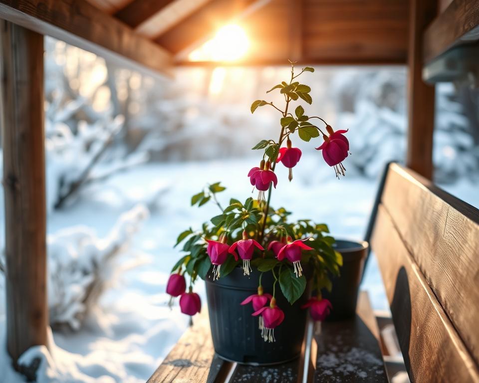 Fuchsien Winterschutz