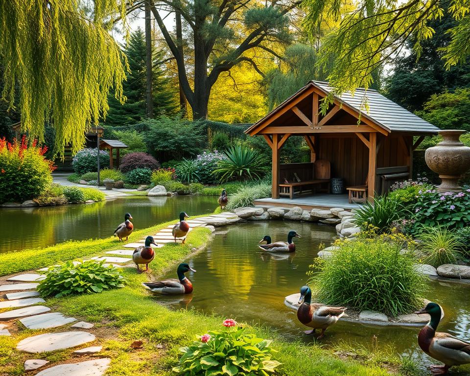 Garten für Laufenten einrichten