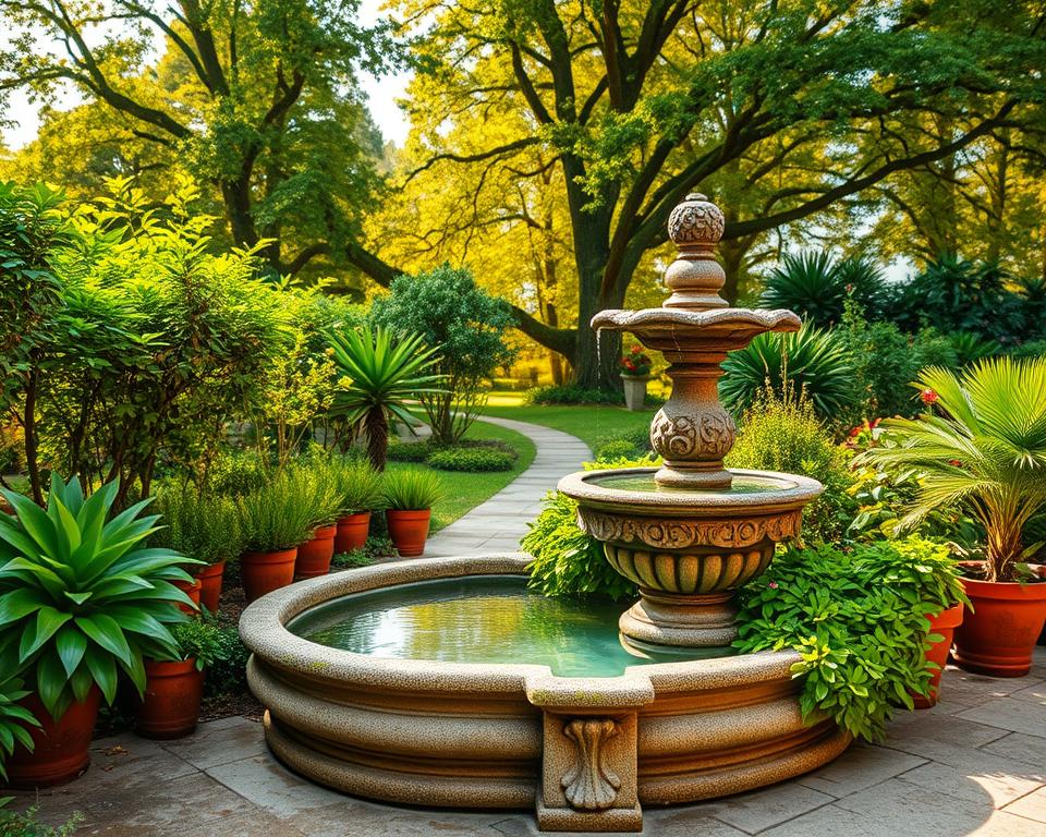 Gartenbrunnen Standortwahl